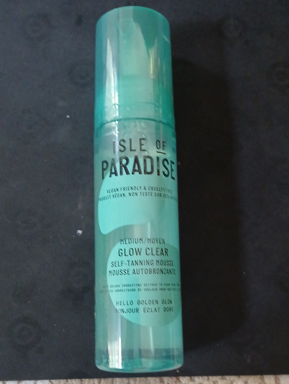 Isle of Paradise Glow Clear Self-Tanning Mousse Medium NWOB Sealed
